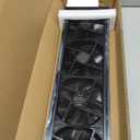 BLANRICO Vertical Window Exhaust Fan, Adjustable Height for Sliding Windows