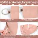 4PCS Winkkey Protective Key Case, PU Leather Pull Out Key Case, Large Capacity Wink Keys Holder Leather for Most Keys, Not Easy to Slip, Halloween Christmas Gift