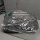 REDCAMP Fleece Sleeping Bag Liner with Hood, Great for Adult Warm or Cold Weather, 87" Long Full Sized Zipper Camping Blanket for Outdoor, Grey