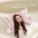 ZIMASILK 100% Pure Mulberry Silk Pillowcase for Hair and Skin Health,Soft and Smooth,Both Sides Premium Grade 6A Silk,600 Thread Count,with Hidden Zipper,1pc (Queen 20''x30'',Pale Pink)