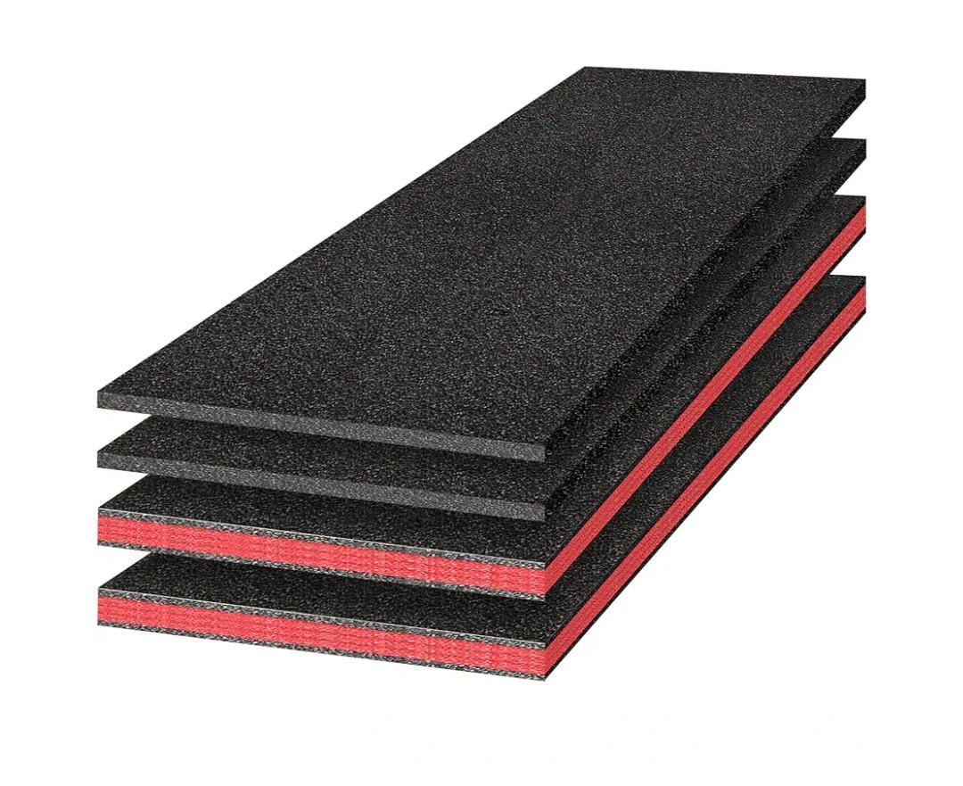 2PCS 45x22x1.5 in & 2PCS 45x22x0.4 in Tool Box Foam Tool Organizer, Customizable High Density Polyethylene Toolbox Foam Inserts for Toolbox Drawer and Storage