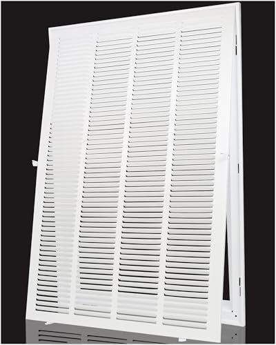Return Air Grille Vent Cover Grill for Wall and Ceiling,Air Return Vent Cover Fits Duct Opening 20"W x 30"H, HVAC A/C Cold Air Intake Grille
