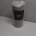 KANGAROO Bathroom Rugs, Chenille Soft Absorbent Bath Rug, Shaggy Shower Mat, Quick Dry Machine Wash Bathmat, Plush Carpet Mats for Tub, Bathtub and Room Home Decor Accessories, 24x17, Gray (Grey)