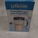 Dr. Brown's Baby Formula Mixing Pitcher with Adjustable Stopper, Locking Lid & No Drip Spout, Black, BPA Free, 36oz, 1 Pack