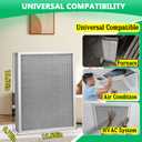 16x25x1 Air Filter, MERV-8 Rated Electrostatic Filter, 1 Pack. Washable & reusable furnace filter, lifetime durable, time-saving and budget-friendly.(Actual Size: 15.50 x 24.50 x 0.75 inches)