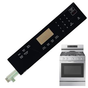 Upgraded DG96-00850D Range Membrane Switch Touchpad Control Panel Compatible with Samsung Gas Ranges Ovens,Fit Models NX60A6311SS/AA-00,NX60A6311SG/AA-00,NX60A6311SG/AA-02,NX60A6311SG/AA-01
