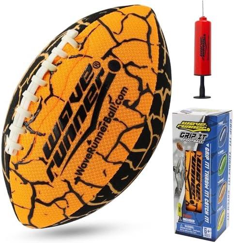 Wave Runner Grip It, Size 9.25in - Water Football, Beach Toys, Kids Outdoor Games for Summer | Pool Toys Football - Special Grip Pattern, Double Laced, Lightweight, All Weather Fun Water Toy