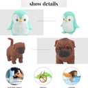 Charms for Bogg Bag, 3D Animals Accessories With Sturdy Clips for Totes, Rubber Bag Cute Accessories, Decoration Charms for Girls Women (2 salamanders)