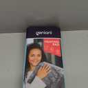 GENIANI Electric Heating Pad for Back Pain & Cramps Relief, Electric Throw, Auto Shut Off, Machine Washable, Heating Pad for Neck & Shoulder (12×24", Tabby Gray)