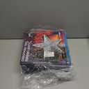 DG-Direct Christmas Tree Topper Lighted Star [Silver],3D Hollow Sparkling Star Christmas Tree Topper with Rotating Magic Cool White Snowflake Projector for Christmas Tree Ornament (Silver)