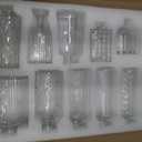 RUCKAE Small Clear Bud Vases Bulk 12 Pack Mini Flower Glass Vases for Centerpiece Table Wedding Decorations Home Decor Party