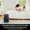 Shark Air Purifiers for Home Large Room with NeverChange Air Filter, 5 Year HEPA Filter, Covers 650 Sq. ft, Odor Neutralizer and Clean Sense Technology, Removes 99.98% of Dust & Allergens, HP152