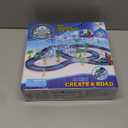 Track Car Toys, 269 PCS Racing Tracks Toy, Create A Frozen World Race Road, Flexible Tracks Playset & 2 PCS Cool Race Cars, Toddler Toys Birthday Gifts for Age 3 4 5 6 Year Old Boys Girls (Blue)