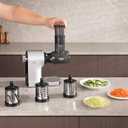 Slicer Shredder Attachments for ORMEO HOME Juicer Machine ZM1535 Cold Press Juicer,3 Interchangeable Blades,Cheese Grater with 360 Rotating Drum,Rotary Slicer/Shredder for Fruit,Vegetables,Nuts