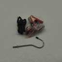 Makevivi Electric Fence Wire - Grounding Rod, Connect The Energizer and Electric Fence Charger Solar Powered, Solar Electric Fence Lead Wire with Alligator Clip, for Generator Electric Fence