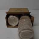 GreenWorks 500 Count 6 Small Compostable Dessert Plates, Heavy-duty Unbleached Biodegradable Bagasse and Bamboo fiber Paper Plates