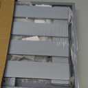 Apicizon Bamboo Shoe Storage Bench for Living Room, Entryway Storage Premium Shoe Organizer or Entryway Bench, Grey (27.6 Inches No Cushion)