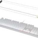 Redragon K556 Desing Wish Keyboard Cover, Water Resistant Half-Covered Acrylic Dust Cover Anti-Cat Lid