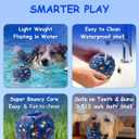 Pet Smart Interactive Dog Toys for Boredom, Motion Activated Dog Ball, Self Moving Dog Toy Balls for Small & Medium & Large Dogs, with USB Rechargeable, ETPU Material with Waterproof-Blue