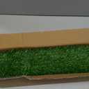 Artificial Grass Mat, Dog Grass Pee Pads, Fake Grass Pad for Pets Potty Training, Soft Grass Rug, Grass Doormat with Drainage Holes, Pet Turf for Indoor Outdoor Use, Washable(15.7''*31.5'')