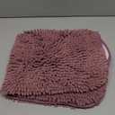 OLANLY Bathroom Rugs 24x16, Extra Soft Absorbent Chenille Bath Rugs, Rubber Backing Quick Dry, Machine Washable Bath Mats for Bathroom Floor, Tub and Shower, Home Decor Accessories, Deep Plum