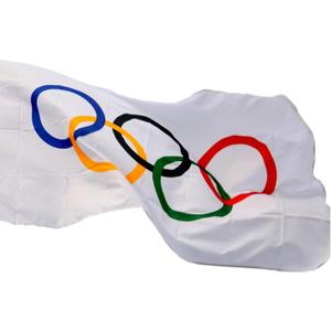 Olympic Flag 3 x 5 Ft 2024 Olympic Games Flag Olympic Decorations