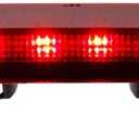 Third 3rd Brake Light for 1999-2004 Ford Mustang, High Mount Rear Roof LED Stop Lamp (Red Lens)