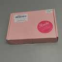 REECHO Curly Hair Extensions, 4PCS 16 inch Clip in Hair Extensions Lace Weft Short Curly Hair Extensions Clip Ins Invisible Natural Hairpieces for Women, Chocolate Brown with Highlights