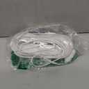 50ft Power Extension Cable Compatible with Blink Mini 2, WyzeCam v4 and Pan v3, Tapo C120, Kasa Indoor, YI Pro, eufyCam E220 Security Cameras - 15m Long Flat USB Male to Female Charging Cord, White