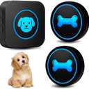 Dog Doorbell to Go Outside, Smart Wireless Doggie Doorbell for Potty Training,1000 Feet Long Range with IP65 Waterproof Super-Light Touch Button, 60 Melodies & Adjustable Volume (2 Button)