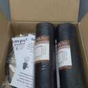 GOSO Tall Drum Velvet Black Lamp Shades Set of 2- Lampshades for Table Lamps-10 * 10 * 10 inch (Spider) Small Drum Shade-Modern Lampshade-DIY Shade-Replacement,Easy Assembly-Handcraft-Rustic