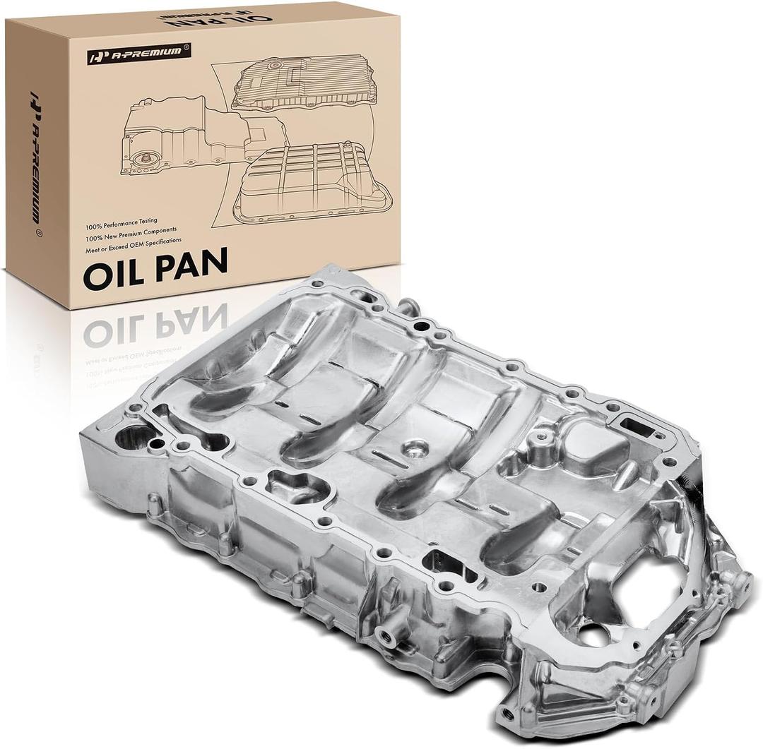 A-Premium Upper Engine Oil Pan Sump Compatible with Audi