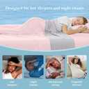 Cozy Bliss Cooling Comforter Twin Size, Cooling Blankets for Hot Sleepers and Night Sweats, Pink Gray Summer Comforter for Twin Size Bed, Breathable Soft Lightweight Silk Smooth
