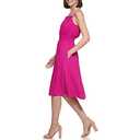 KENSIE Women's Spaghetti Strap A-line Contemporary Dress, Orchid Size 14