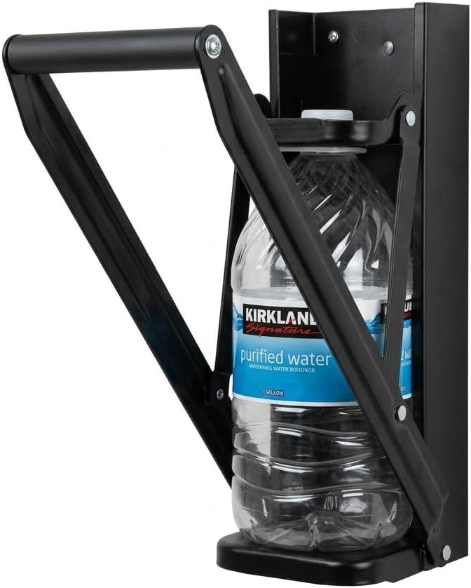Big Can Crusher Heavy Duty Wall Mounted Bottle and Can Crusher, Crushes Large Bottles up to 1 Gallon, Steel Construction