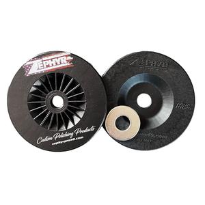 ZEPHYR CUSTOM POLISHING PRODUCTS SFPR58-4 Airway Buff Safety Flange Kit (Black)