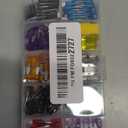 LLEZZA 120 Pieces Mini Fuse Kit, Car Fuses Assortment Kit -Mini Size(2A/3A/5A/7.5A/10A/15A/20A/25A/30A/35A), Fuses Automotive kit for Cars, Trucks, Motorcycle, Camper, SUV