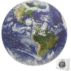 Space Earth Puzzles for Adults 1000 Pieces, Round Planet Solar System Decorative Painting,Hard Circle Galaxy Jigsaw Puzzles as Space Wall Decor(26.5"x26.5"), 1:1 Poster