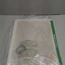 DOLLAR BOSS Bulletin Boards with Linen 1-Pack 16''X 12'' Double-Sided Cork Board for Walls Wood Framed Bulletin Boards, Small Pin Board for Home Kitchen Office Decorative Hanging 10 Pushpins (White)