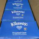 Kleenex Trusted Care Facial Tissues, 8 Flat Boxes, 200 Tissues per Box, 2-Ply