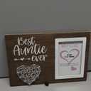 MAYICIVO Aunt Gifts from Niece Nephew, Mothers Day Gifts for Aunt Picture Frame, Best Auntie Ever Gift Aunts Birthday Auntie Christmas Gift for Aunts Women Best Aunts Photo Frame - 4x6 Photo
