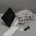 100ft Solar Permanent Outdoor Light, Smart RGB Plus IC Outside Lights for House, App/Remote Control String Light, Work with Alexa, IP67 Waterproof LED Strip for Daily Party Christmas All Holiday Decor