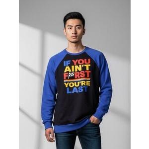 Women Racing Sweater If You Ain't First You're Last T-Shirt, Small