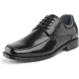Bruno Marc Men's Square Toe Classic Business Dress Shoes, Size 12, Black, GOLDMAN-01