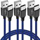 2 Pack 6ft USB C Cable Compatible with Kindle E-Readers,Fire Tablets (All-New HD 10 9th 10th 11th Generation,HD 8,8 Plus 2020 2022 Release,7 Kids Edition 2019 2021).Type-C Charging Charger Cord