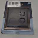 Amerelle Continental Double Duplex Cast Metal Wallplate in Aged Bronze