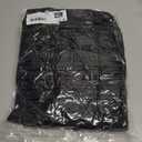 Runcati Mens Quarter Zip Pullover Sweater Casual Mock Neck Slim Fit Checkered Knitted Polo Sweaters (Black, M)