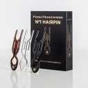 No1 Hairpin | New York Collection  Create Any Hairstyle in 30 Second, Updos & Volume  For All Hair Types Fine, Thick, Long. All day Hold, No Kinks