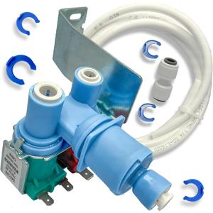 Upgraded W10408179 W10179146 Refrigerator Water Inlet Valve Compatible with Whirlpool Kenmore KitchenAid Maytag IKEA,Replacement For IMV708 W10408179VP 2188746 2186486 2315534 2304757 2205762 2188708