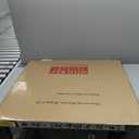 SMIROR Brushed Silver Bathroom Mirror for Over Sink, 24x 28 Metal Thick Framed Rectangle Vanity Mirror for Wall, Right Angle Corner, Anti-Rust, Horizontally or Vertically Mounted